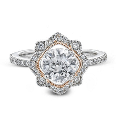 Two Tone Plating Ring In 18K Rose Gold Copper In 18K Rose Gold Copper In 18K Rose Gold Copper