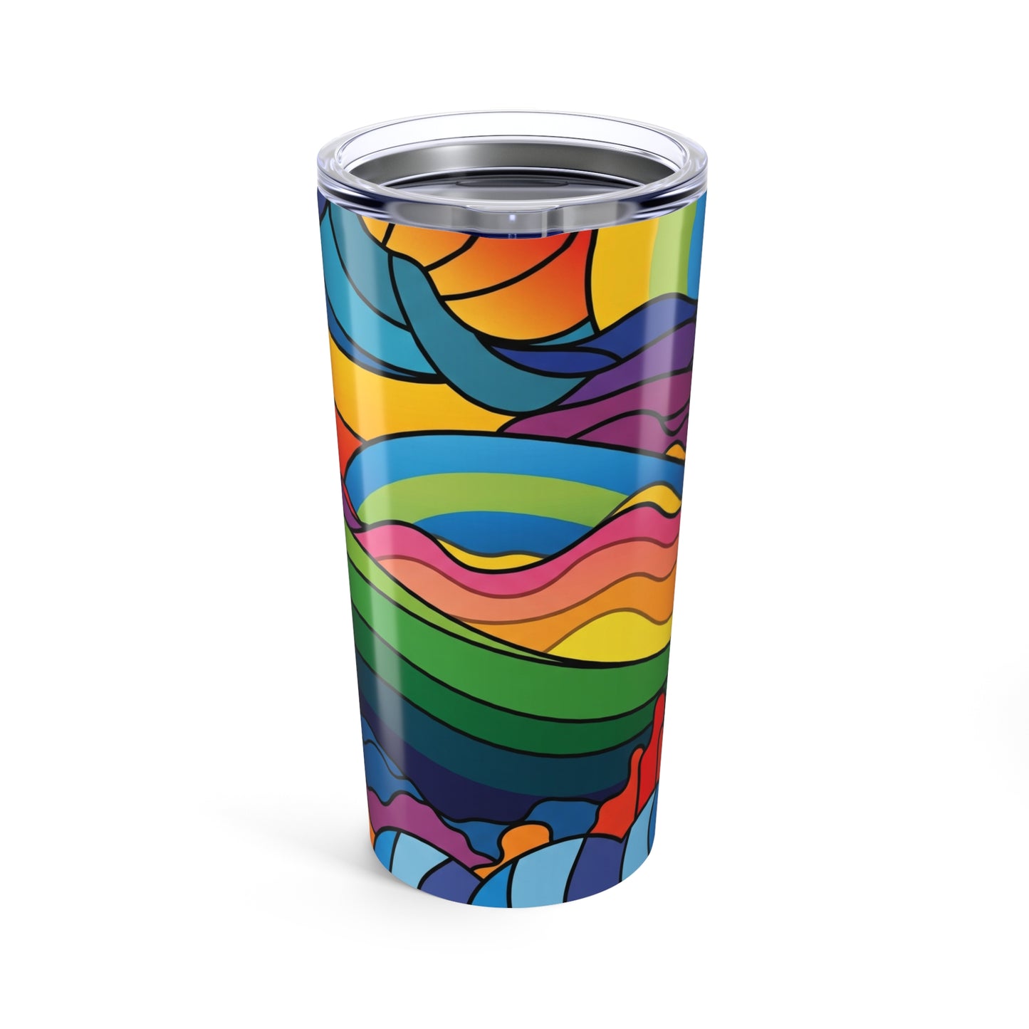 20oz Stainless Steel Tumbler With Double Wall Vacuum Insulation Spill Resistant Construction For Hot Or Cold