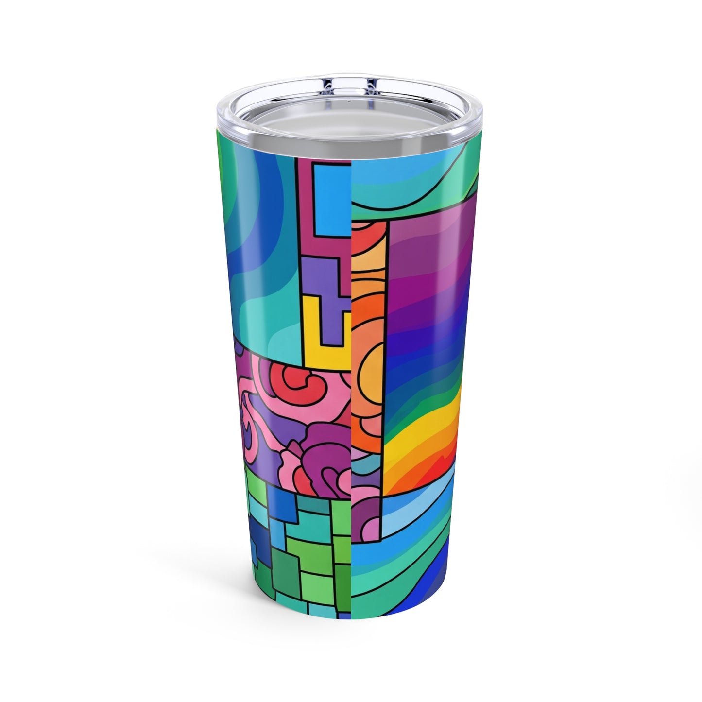 20oz Stainless Steel Tumbler Double Wall Vacuum Insulation Keeps Drinks Hot Or Cold Leak Proof Travel Mug Design