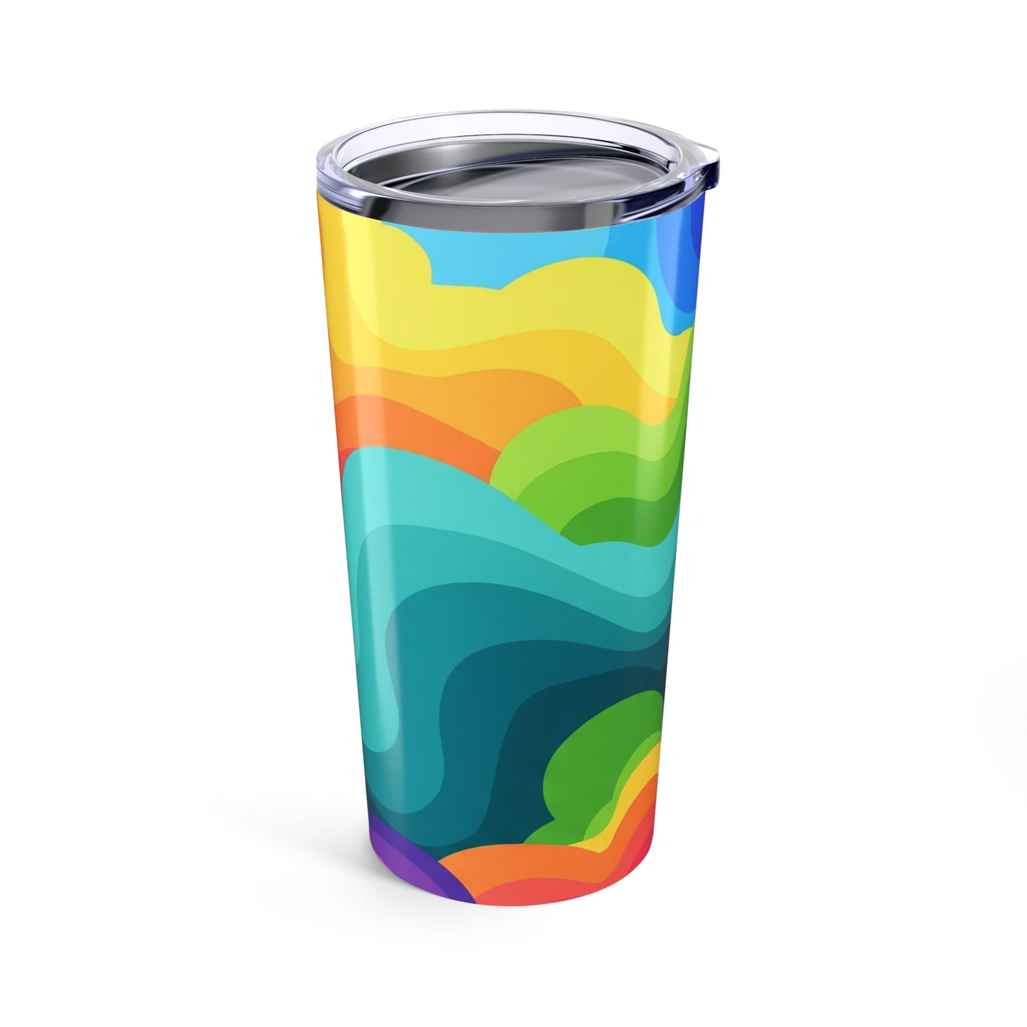 20 oz Stainless Steel Tumbler With Double Wall Vacuum Insulation Leak Proof Travel Mug For Hot And Cold Drinks Art