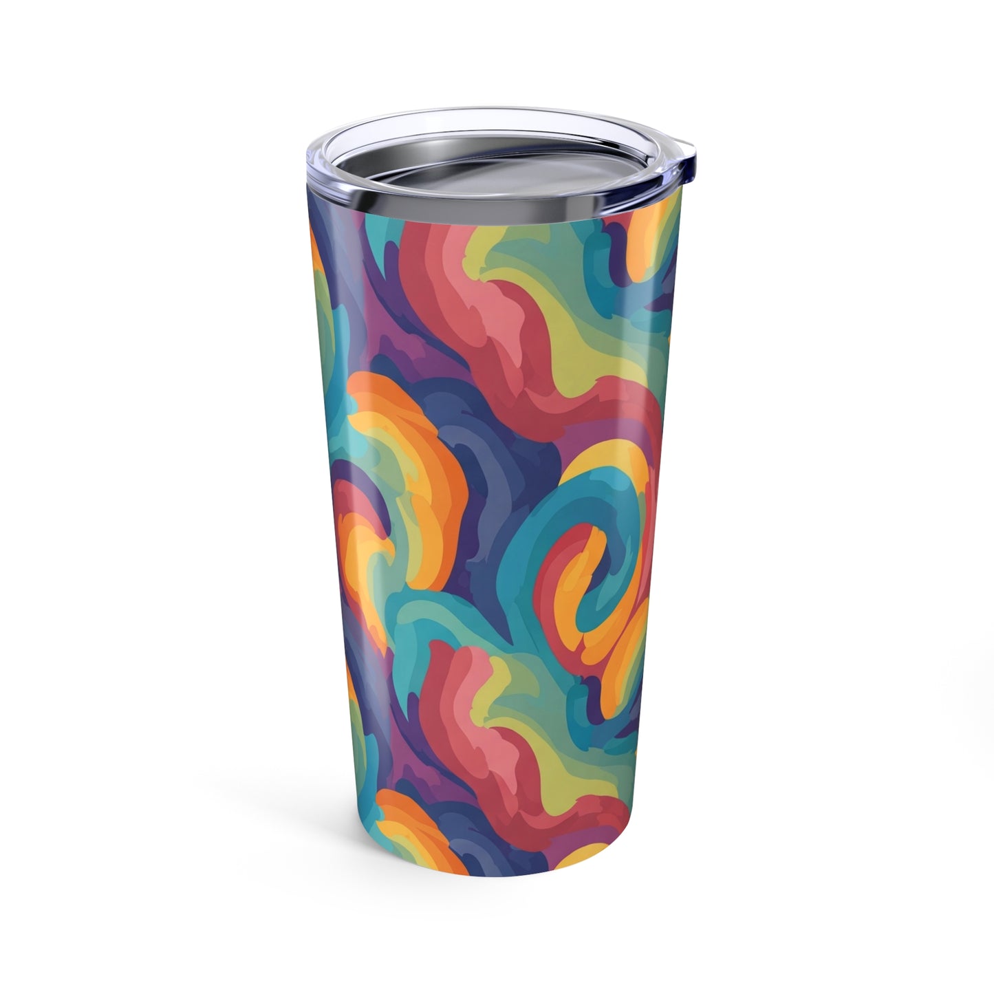 20 Oz Stainless Steel Travel Mug With Vacuum Insulation And Dishwasher Safe Printed Design For Hot And Cold Drinks