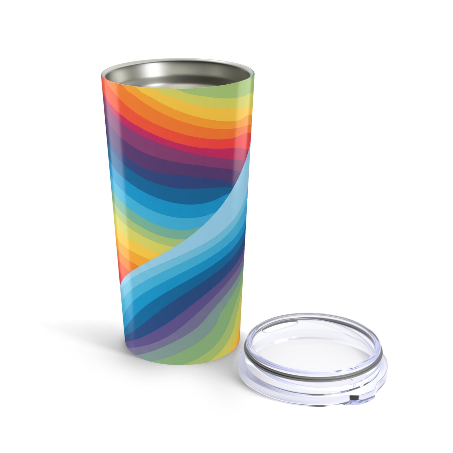 20oz Stainless Steel Tumbler With Double Wall Vacuum Insulation Spill Resistant Travel Mug For Hot And Cold Drinks