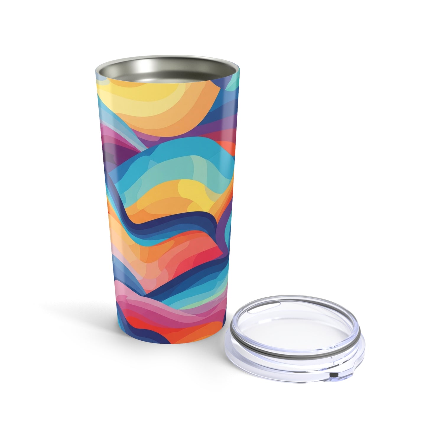 20oz Stainless Steel Printed Tumbler With Double Wall Vacuum Insulation Travel Mug Everyday For Hot And Cold