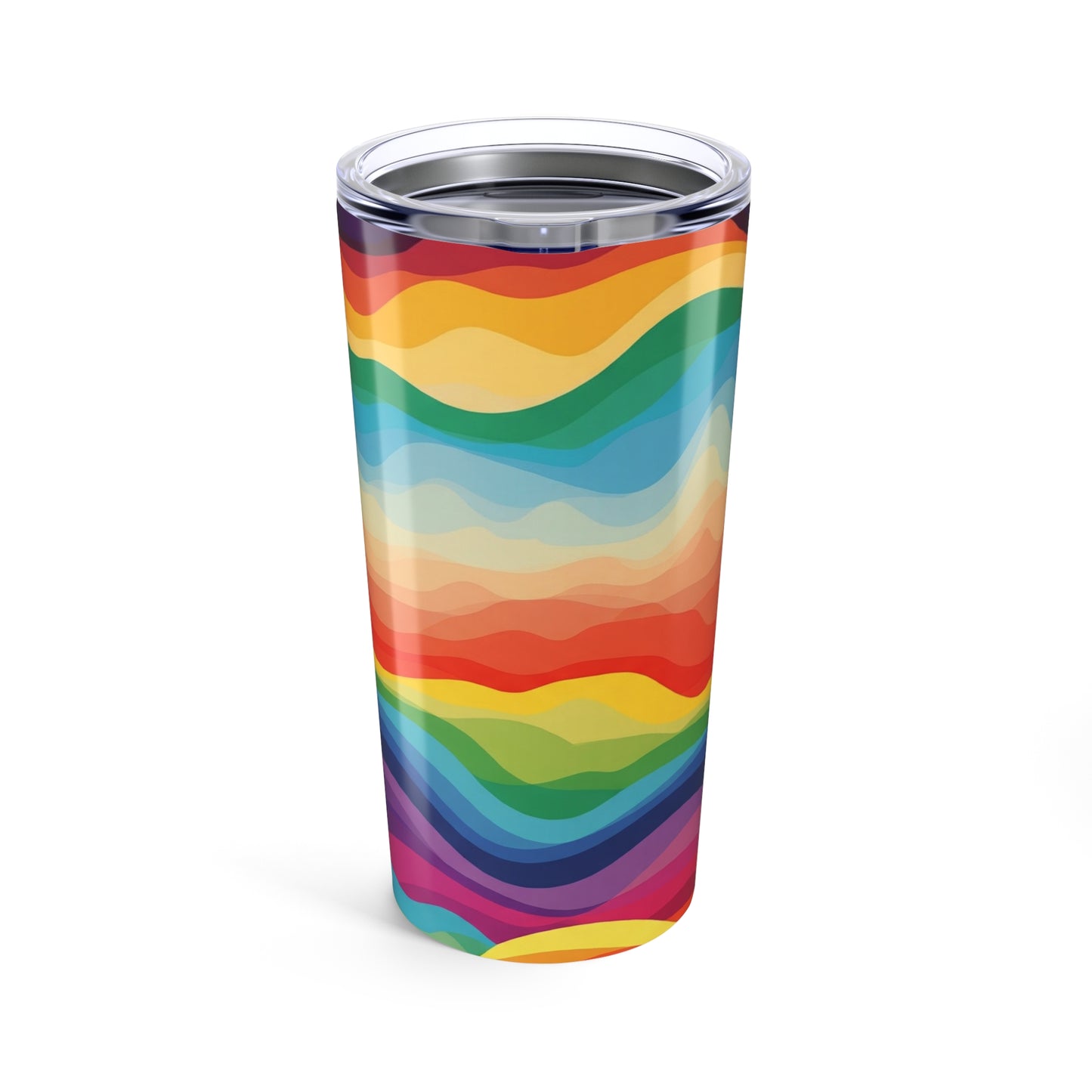 20Oz Stainless Steel Vacuum Insulated Tumbler Printed Travel Mug Double Wall Keeps Beverages Hot Or Cold Lid