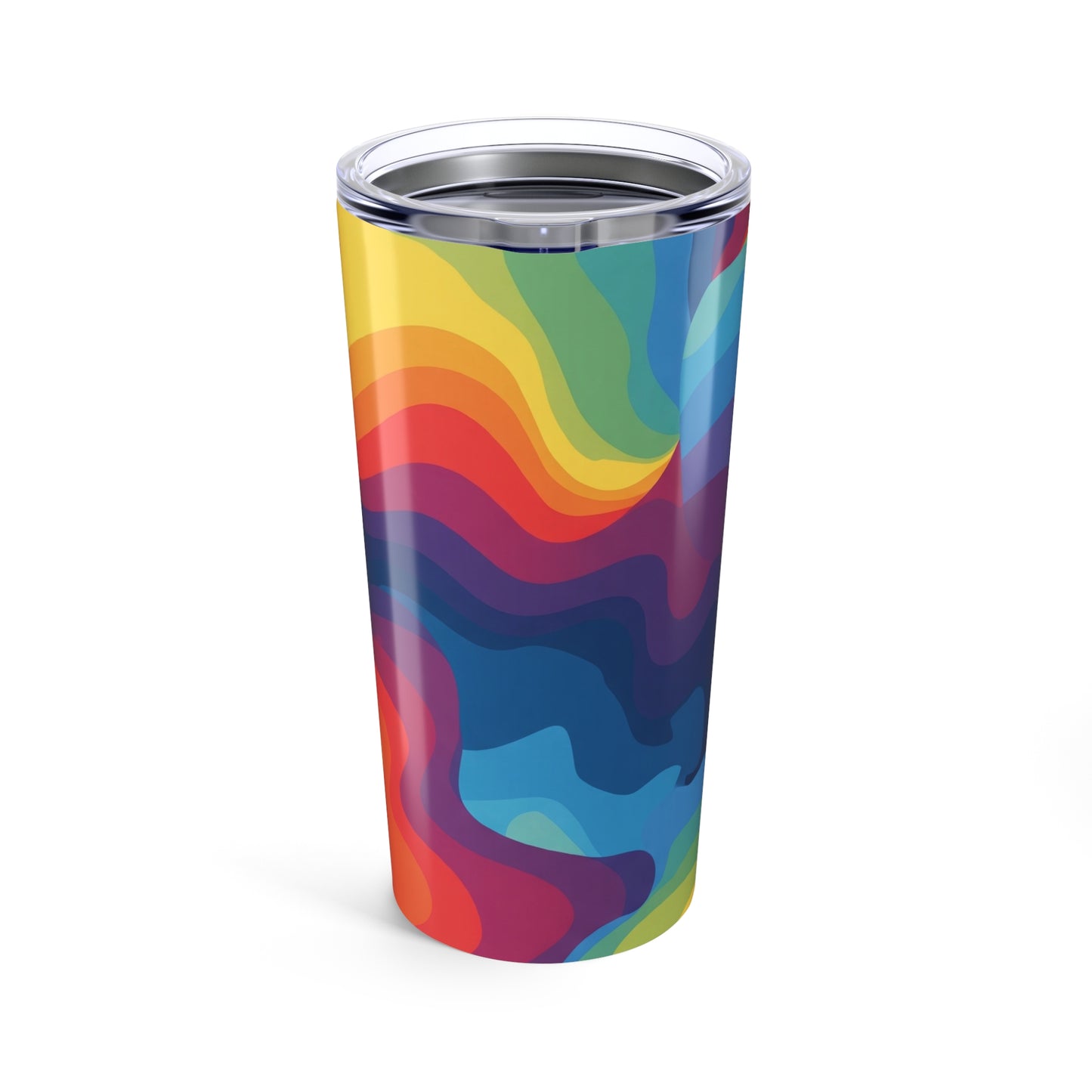 Twenty Ounce Steel Travel Mug With Double Wall Vacuum Insulation Leak Proof For Hot Or Cold Beverages Printed