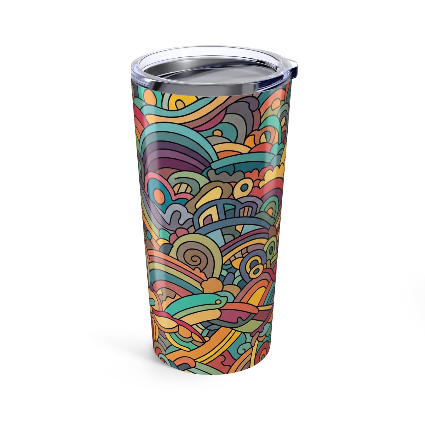 20 Oz Stainless Steel Tumbler Double Wall Vacuum Insulated Leak Proof Travel Mug With Lid For Hot Drinks