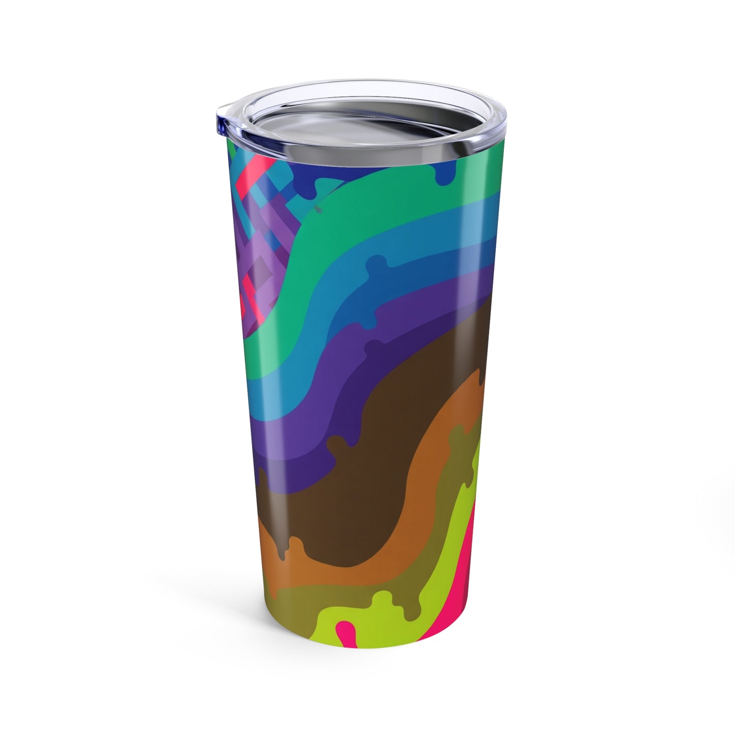20oz Stainless Steel Tumbler With Double Wall Vacuum Insulation Spill Resistant Design For Hot Or Cold Beverages