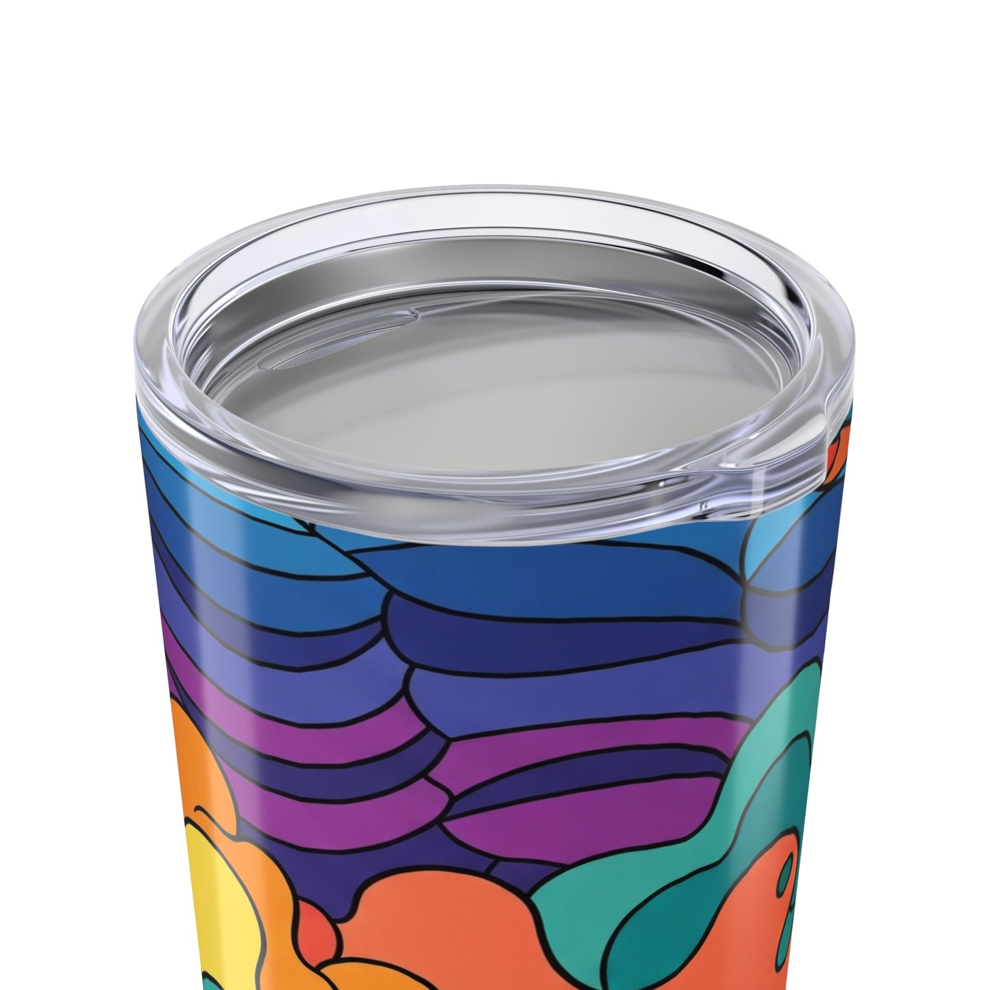 20oz Travel Mug With Double Wall Vacuum Insulation Spill Resistant Stainless Steel Durable Printed Dishwasher Safe