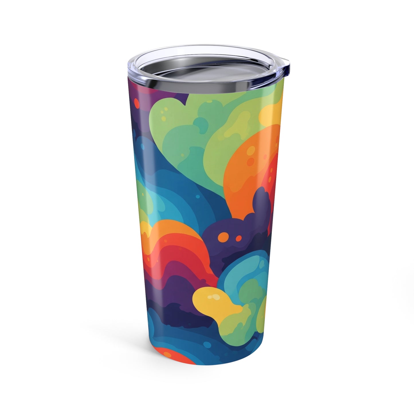 20 Oz Printed Artwork Stainless Steel Tumbler With Double Wall Vacuum Insulation For Hot And Cold Beverages Stylish