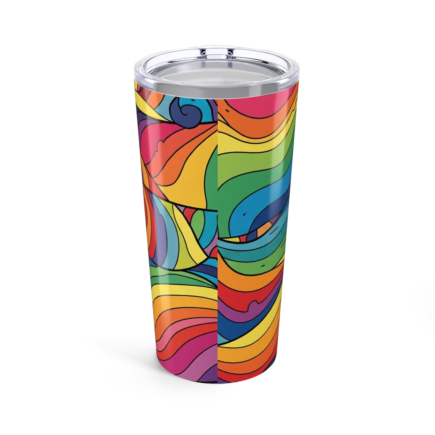 20 Oz Stainless Steel Travel Mug With Double Wall Vacuum Insulation Leak Proof Beverage Tumbler BPA Free