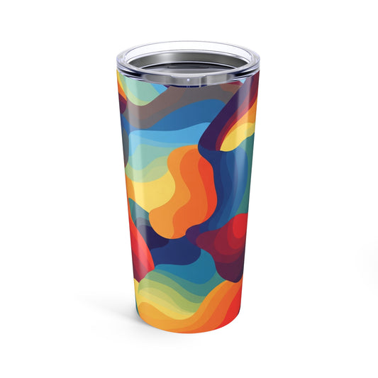20 Oz Rustproof Metal Travel Mug With Double Wall Vacuum Insulation Spill Resistant Finish For Hot And Cold Drinks