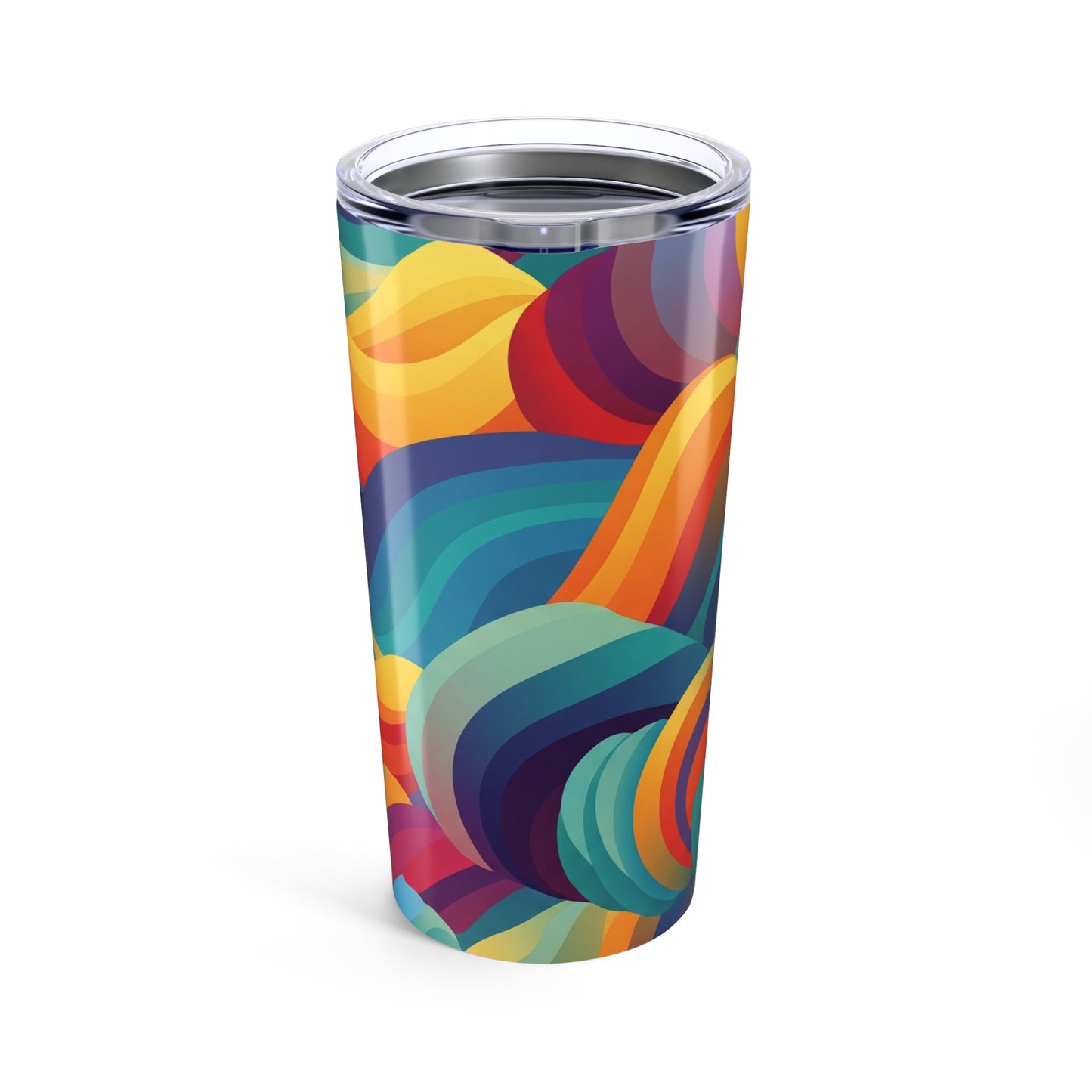 20oz Stainless Steel Tumbler Printed Design With Double Wall Vacuum Insulation For Hot And Cold Beverages Travel