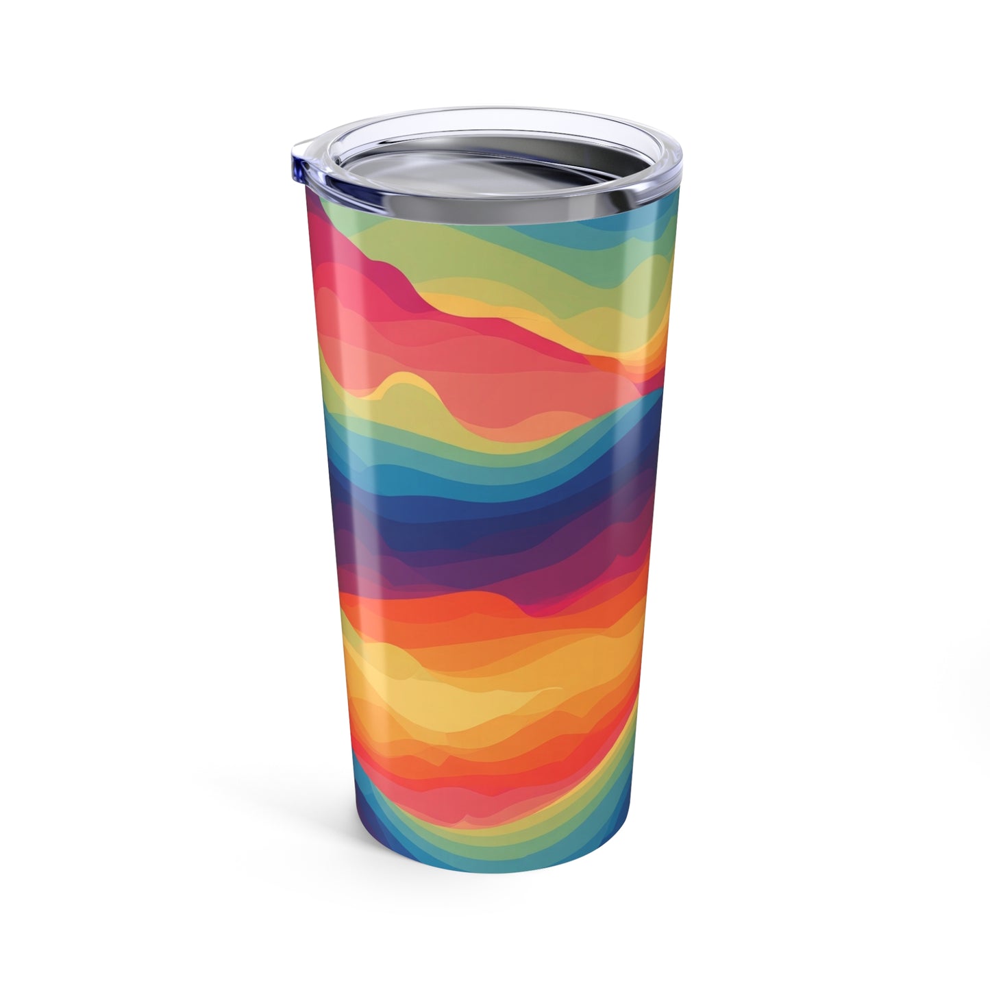 20Oz Stainless Steel Travel Mug With Double Wall Insulation Keeps Drinks Hot Or Cold And Has A Printed Design