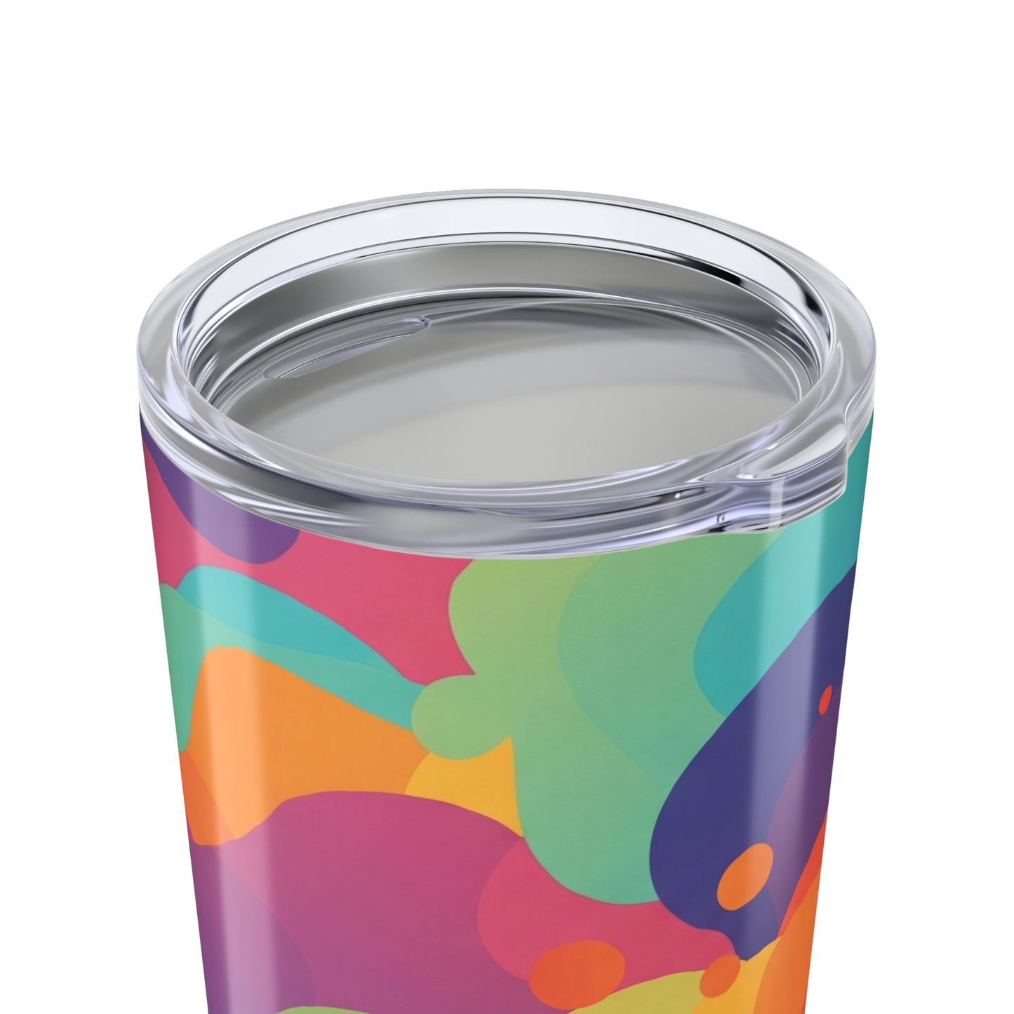 20oz Stainless Steel Tumbler With Printed Design Double Wall Vacuum Insulated Leak Proof Travel Cup Dishwasher Safe
