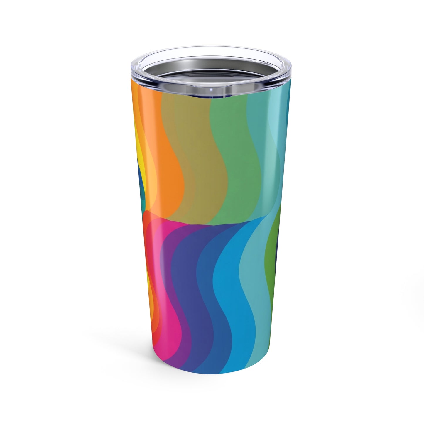 20oz Stainless Steel Insulated Tumbler With Lid Dishwasher Safe Spill Resistant Printed Hot Cold Drink Travel Mug
