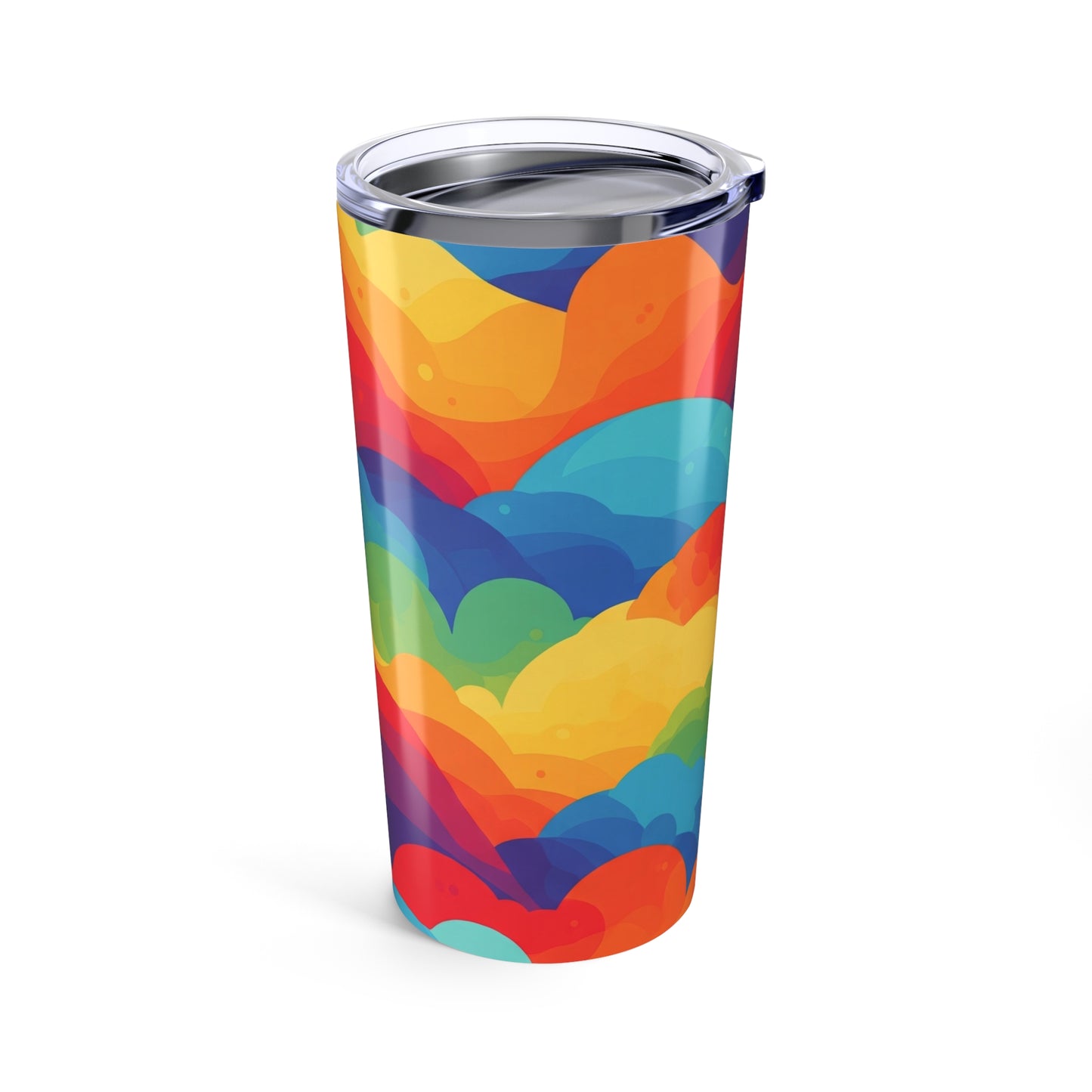 20 Oz Stainless Steel Travel Mug With Printed Artwork Vacuum Insulated Spill Resistant Thermal Beverage Container