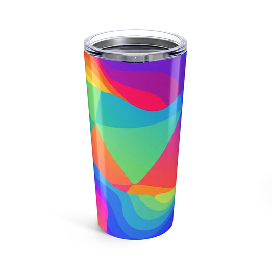 20 Oz Steel Tumbler Double Wall Vacuum Insulation Leak Proof Printed For Hot And Cold Drinks Office Dishwasher Safe
