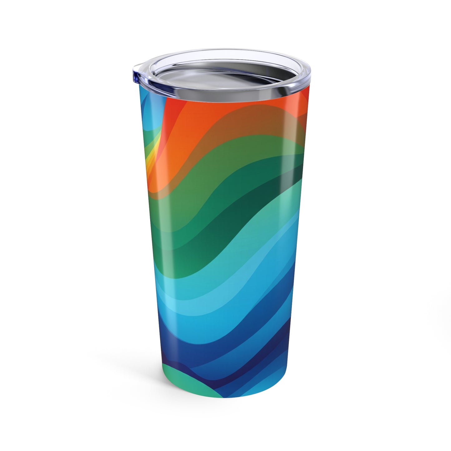 20oz Stainless Steel Travel Mug With Wall Insulation Spill Resistant Durable Build And Printed Art For Hot And Cold