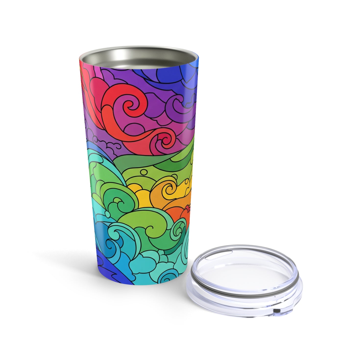 20oz Stainless Steel Tumbler With Double Wall Vacuum Insulation Leak Proof And BPA Free Travel Mug For Hot And