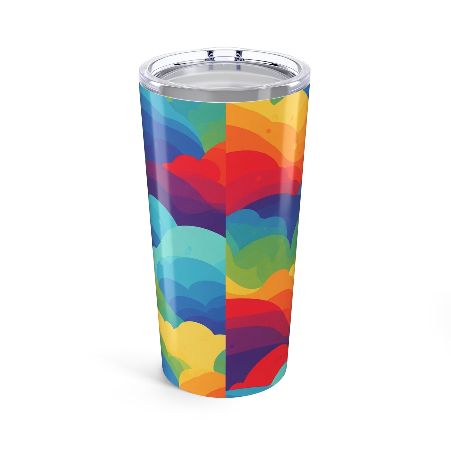 20 Oz Stainless Steel Travel Mug With Printed Artwork Vacuum Insulated Spill Resistant Thermal Beverage Container