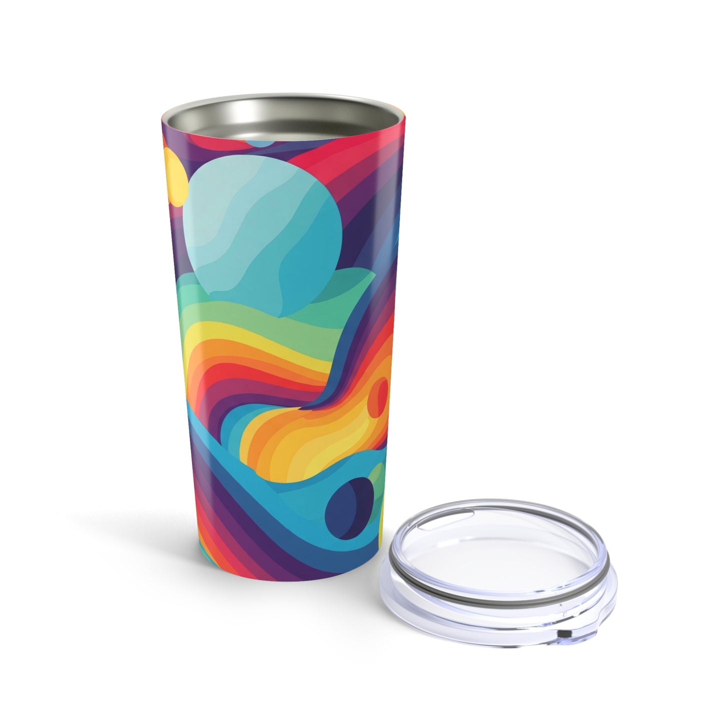 20oz Stainless Steel Tumbler With Double Wall Vacuum Insulation Leak Proof Durable For Hot Or Cold Beverages