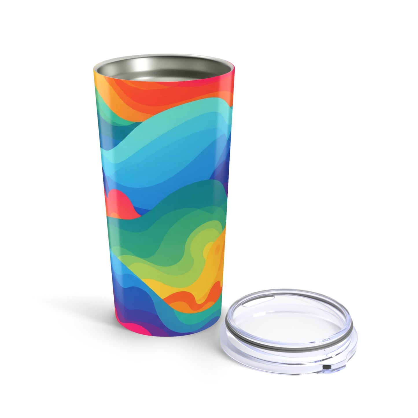 20oz Stainless Travel Mug Double Wall Vacuum Insulated Spill Resistant Keeps Drinks Hot Or Cold Dishwasher Safe