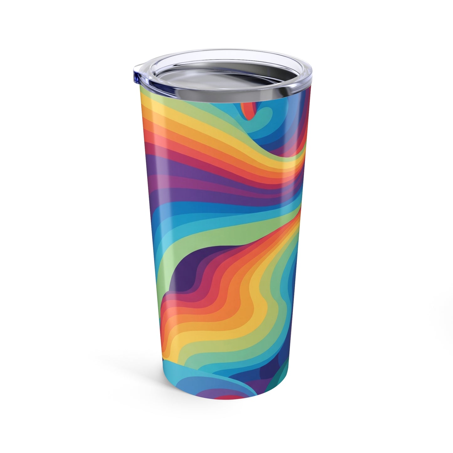 20oz Stainless Steel Insulated Tumbler With Printed Design Double Wall Vacuum Sealed Hot Cold Travel Coffee Mug