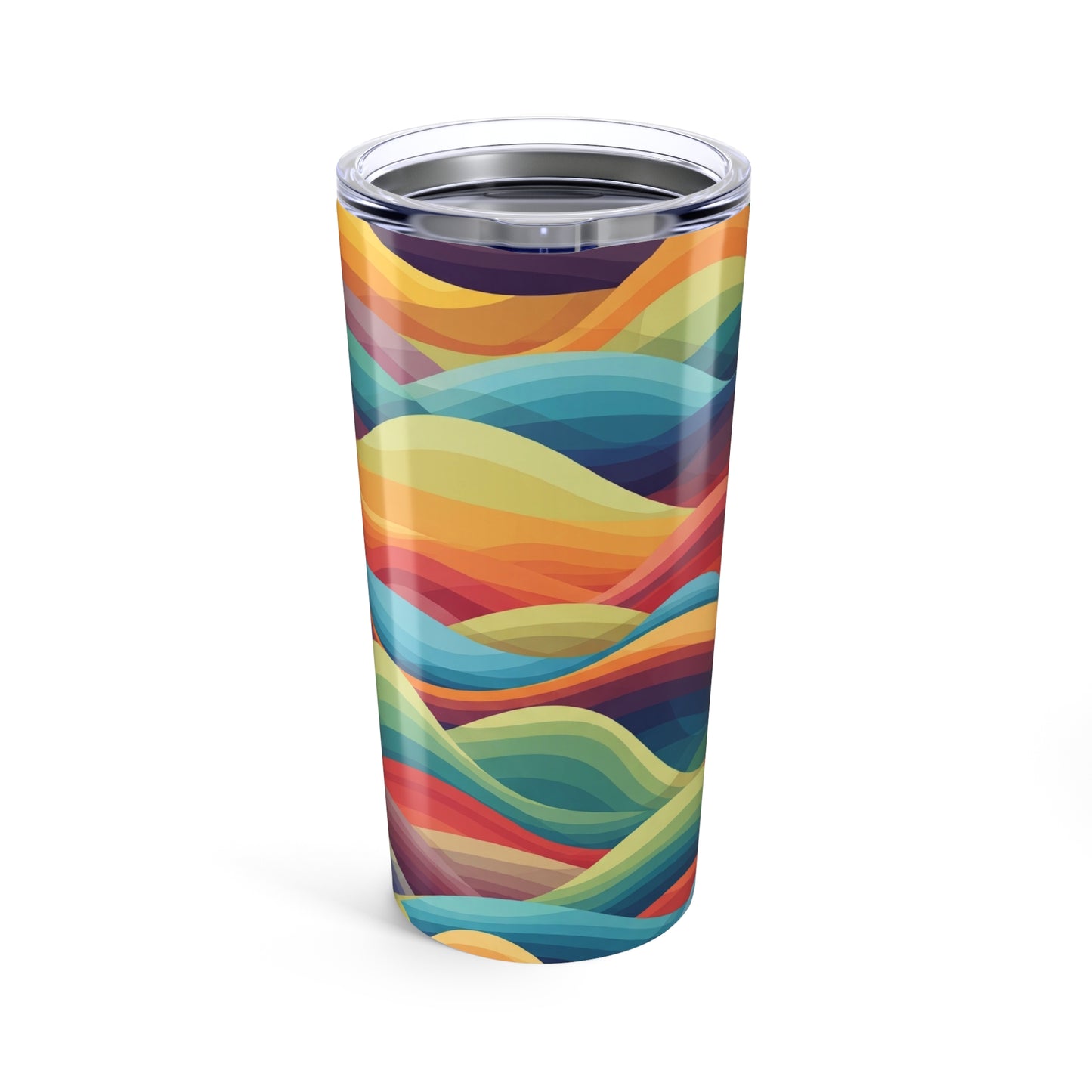 20oz Stainless Steel Tumbler With Double Wall Vacuum Insulation Leak Proof BPA Free Printed For Hot Or Cold Drinks