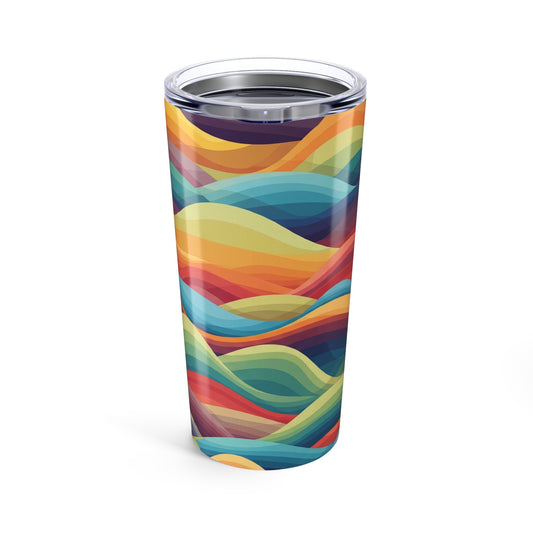 20oz Stainless Steel Tumbler With Double Wall Vacuum Insulation Leak Proof BPA Free Printed For Hot Or Cold Drinks