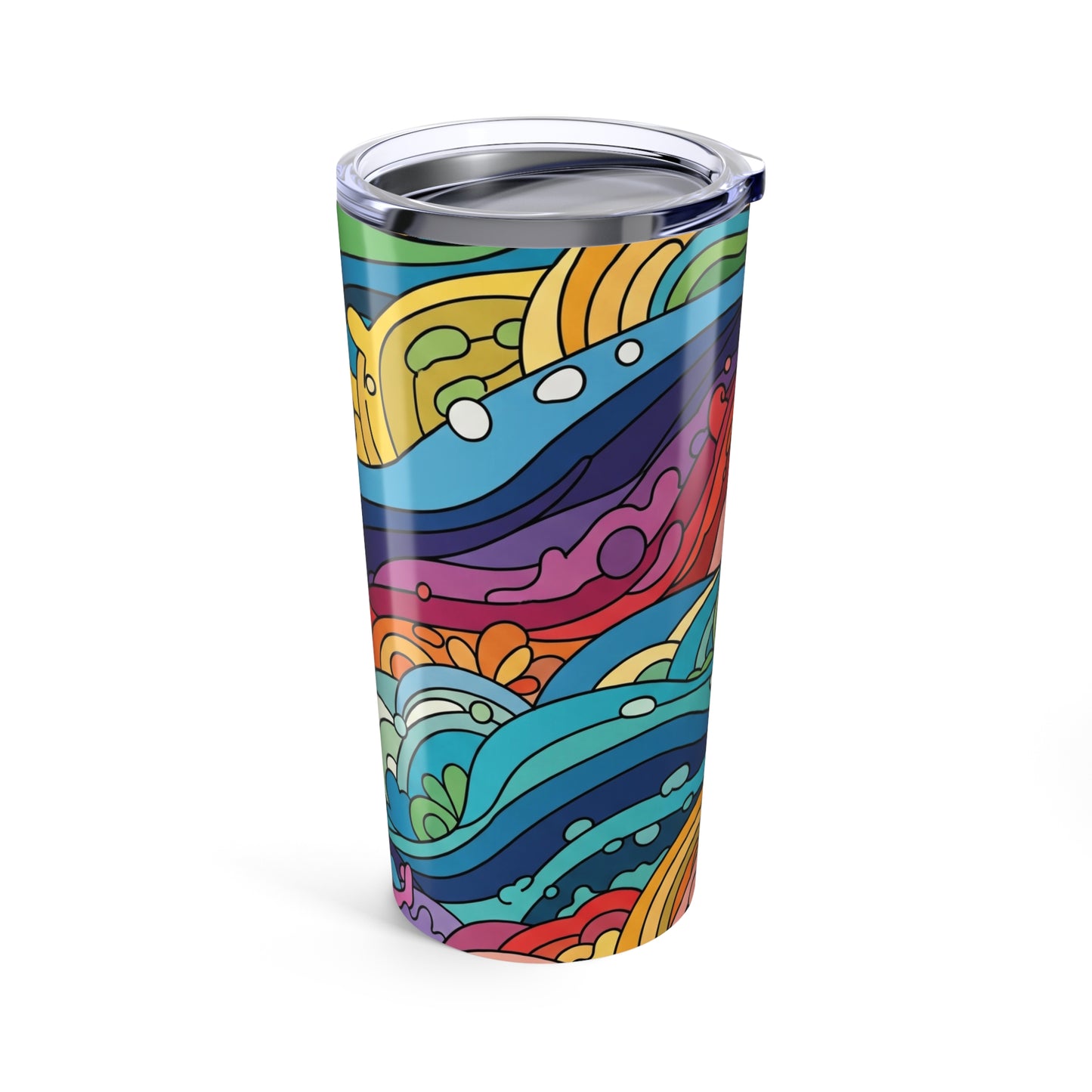20 Oz Stainless Steel Tumbler With Double Wall Vacuum Insulation Leak Proof Construction For Hot Or Cold Drinks