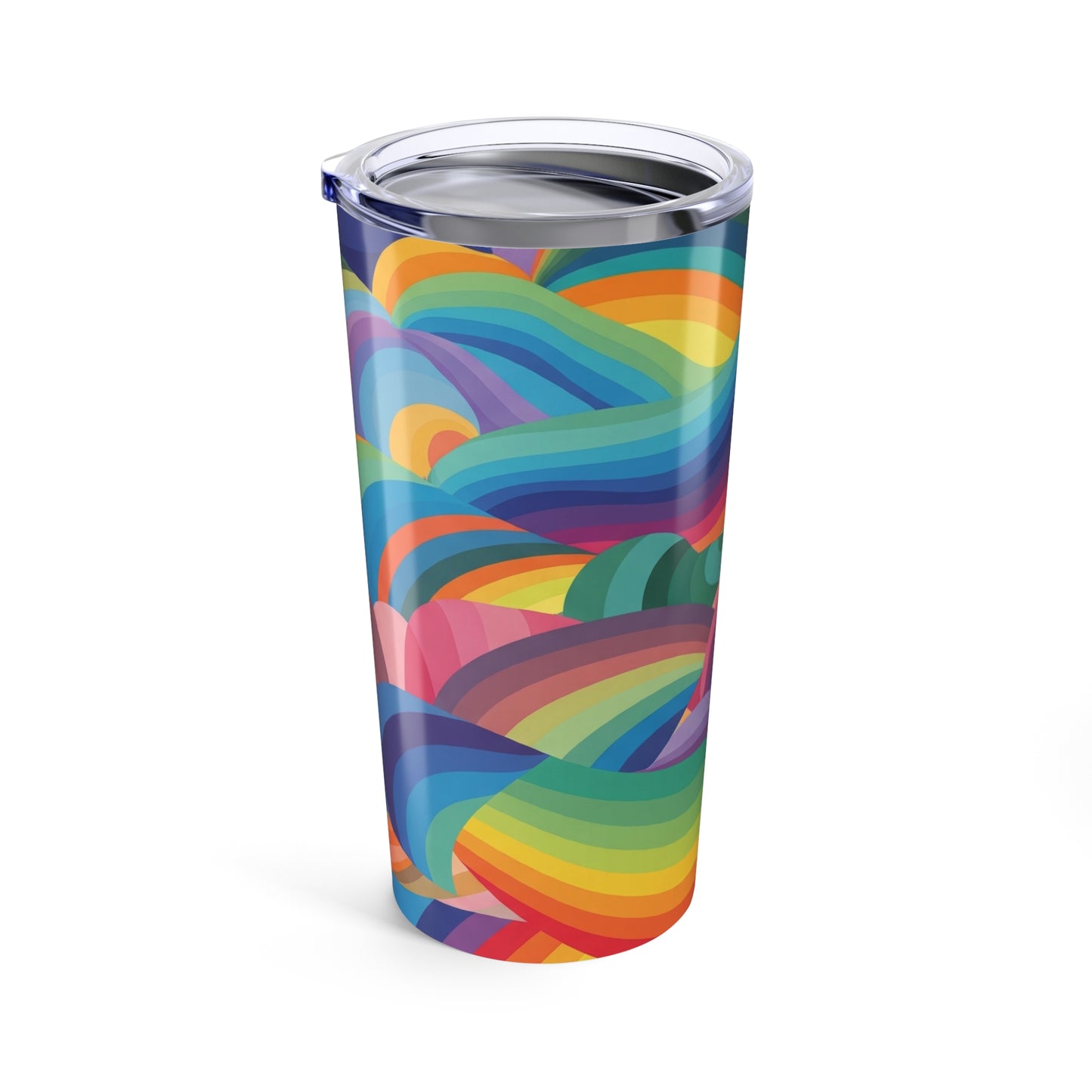 20oz Stainless Steel Printed Tumbler With Double Wall Vacuum Insulation Spill Resistant Durable Hot And Cold