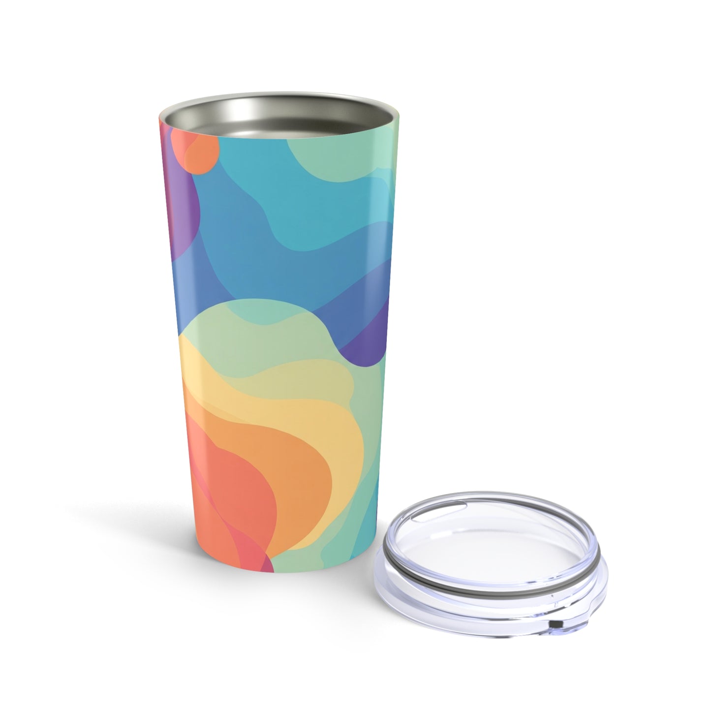 20 Ounce Stainless Steel Tumbler With Double Wall Vacuum Insulation Travel Mug Lid Printed For Hot Or Cold