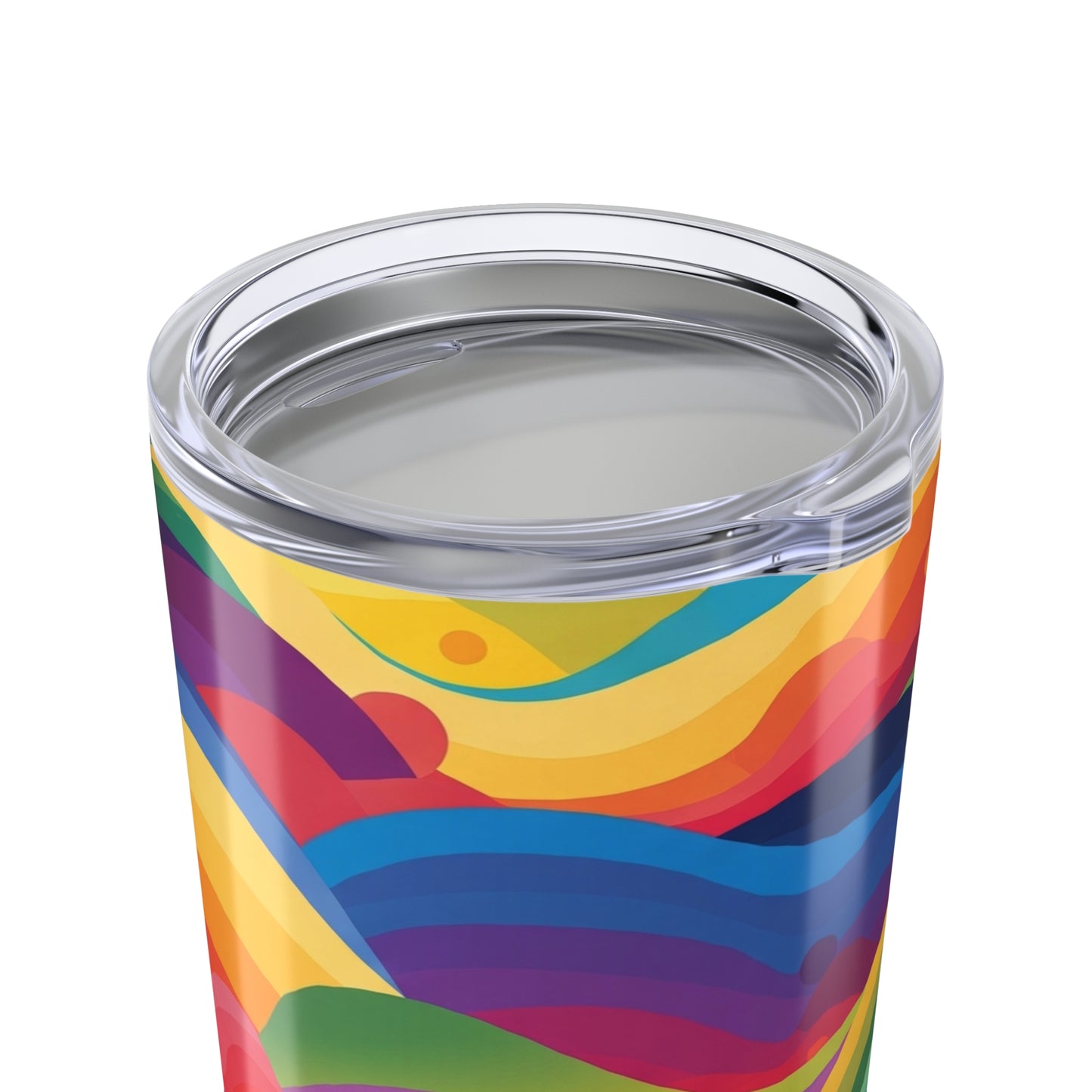 20 Oz Stainless Steel Travel Mug With Double Wall Vacuum Insulation And Printed Design Spill Resistant For Hot Or