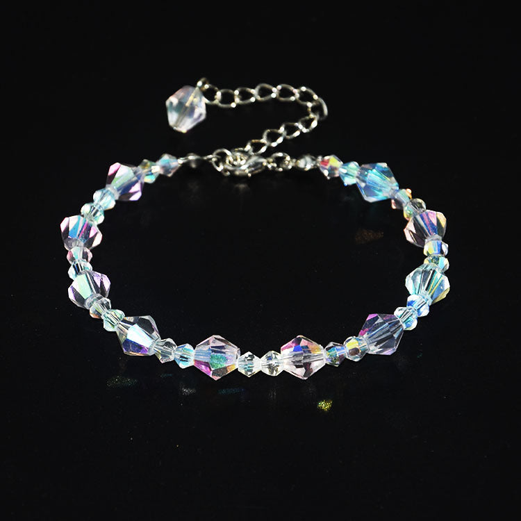 Glass Geometric Bracelet Lightweight Design With Extender Womens Jewelry Gift For Her Special Occasion For You