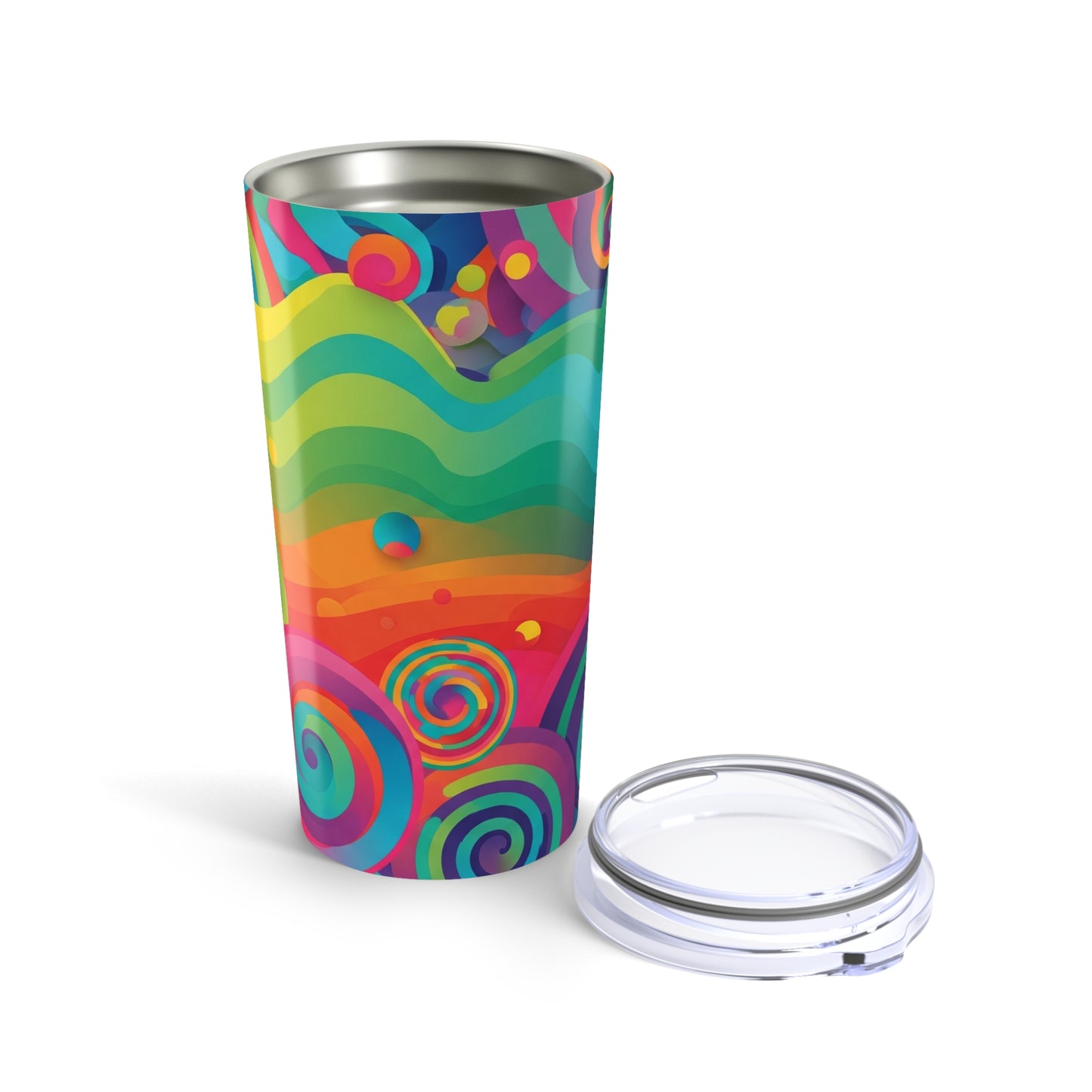20 Ounce Stainless Steel Tumbler With Double Wall Vacuum Insulation Leak Proof Lid For Hot And Cold Beverages