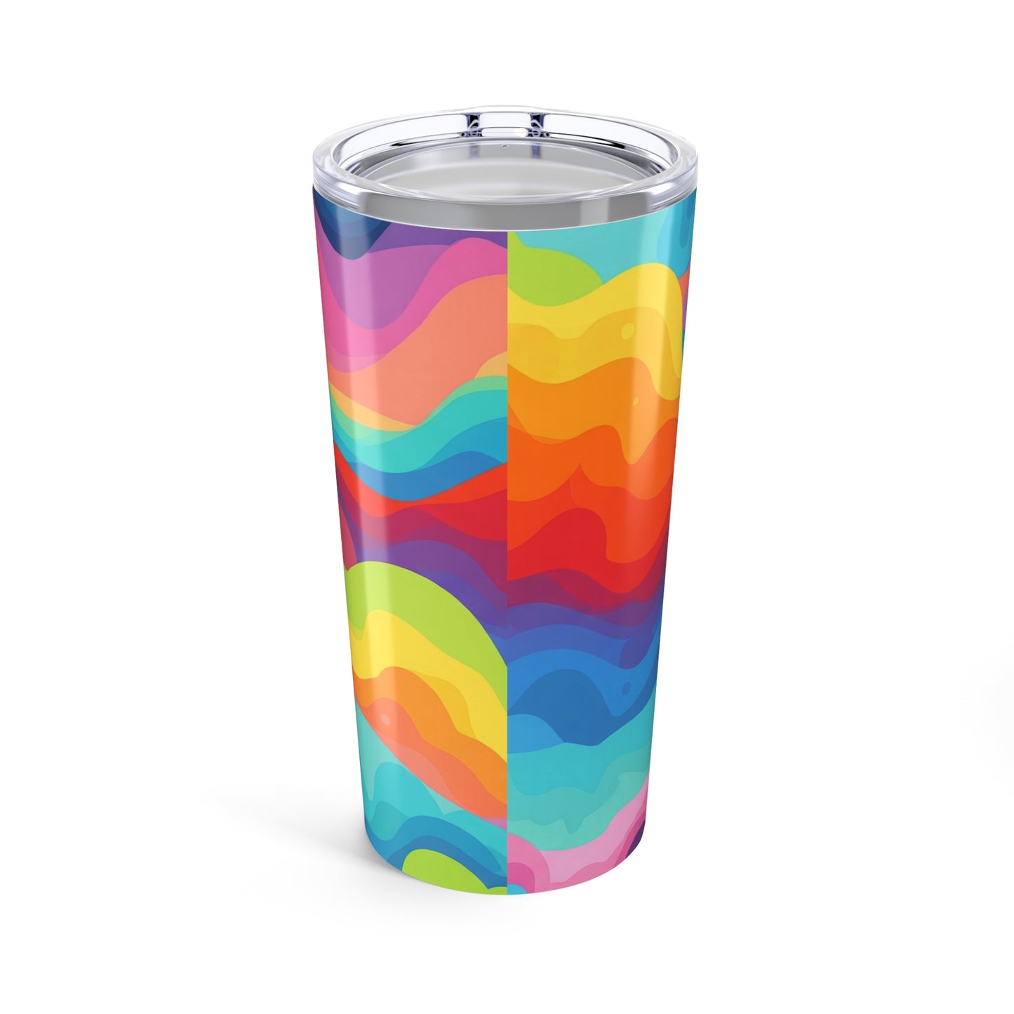 20Oz Stainless Steel Tumbler With Double Wall Vacuum Insulation Spill Resistant Durable Printed Hot Or Cold