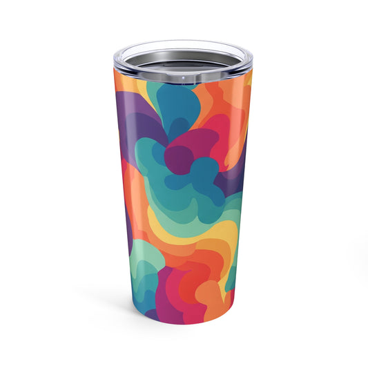 Stylish Printed 20 Oz Stainless Steel Travel Mug With Double Wall Vacuum Insulation And Spill Proof Durable Design