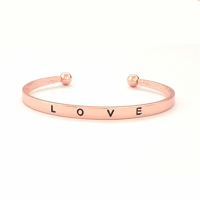 Couple Geometric Alloy Bracelet Electroplated Finish Matching Jewelry For Anniversary Gift Elegant Minimalist Design