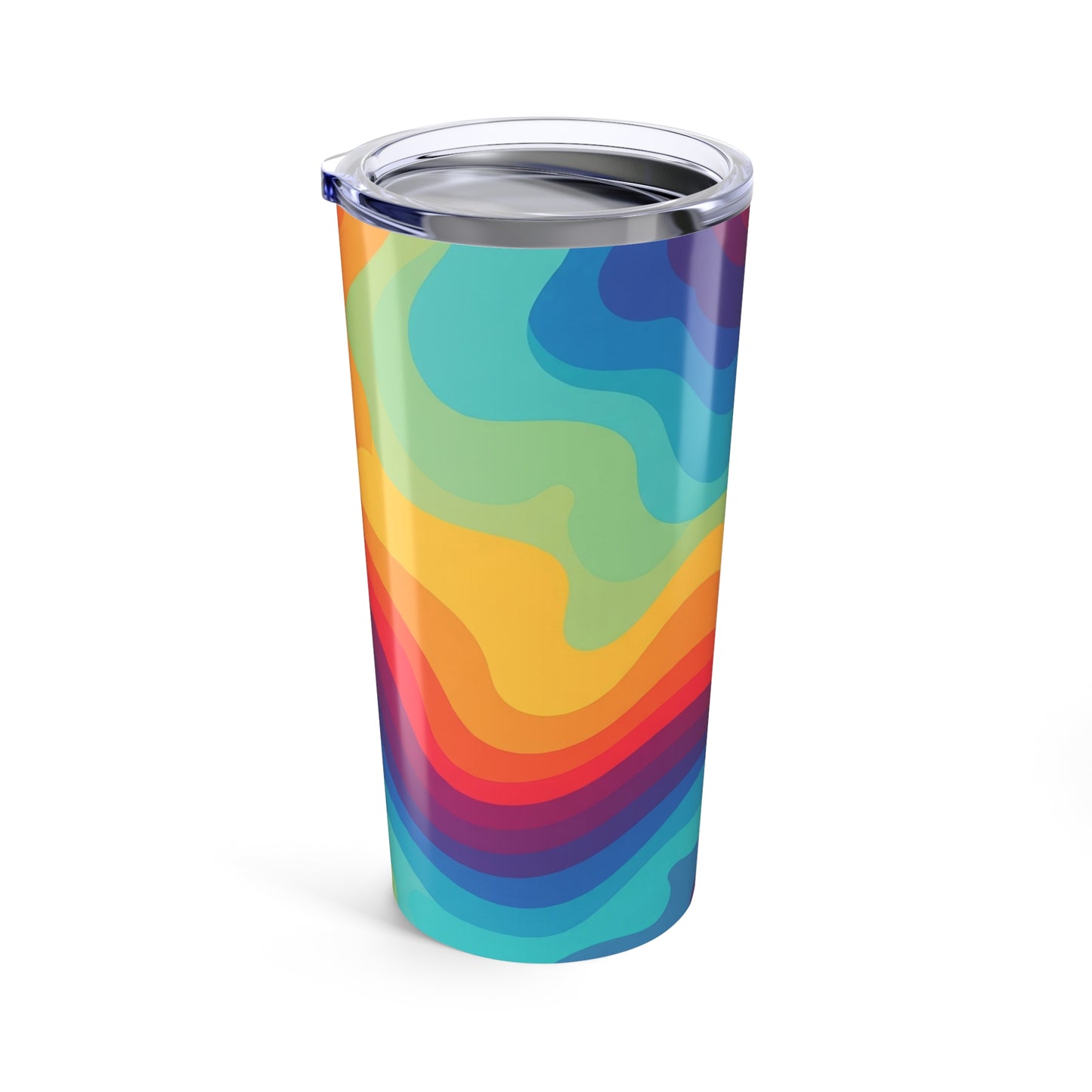 20oz Stainless Steel Travel Mug With Printed Artwork Double Wall Vacuum Insulated For Hot And Cold Drinks Leak