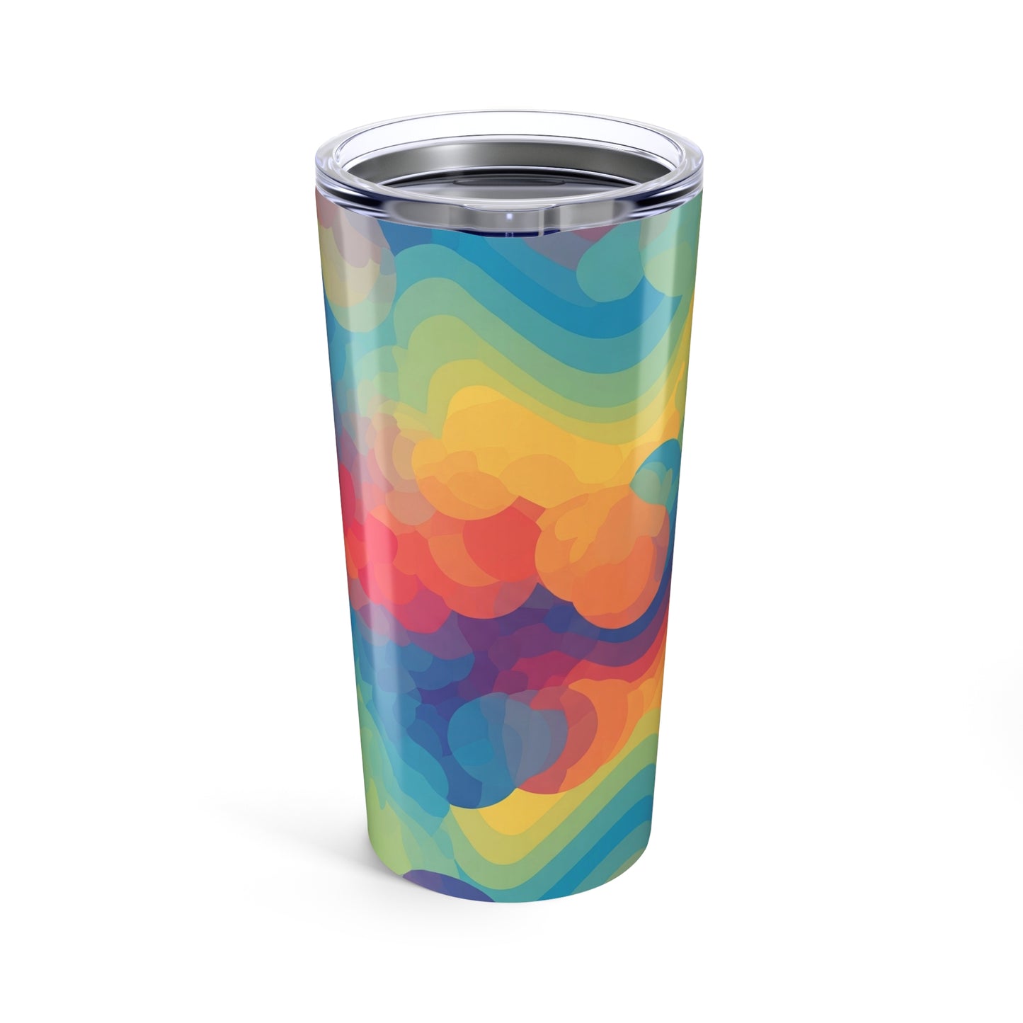 20 Oz Stainless Steel Travel Mug With Printed Artwork Double Wall Vacuum Insulation Keeps Hot Or Cold Dishwasher