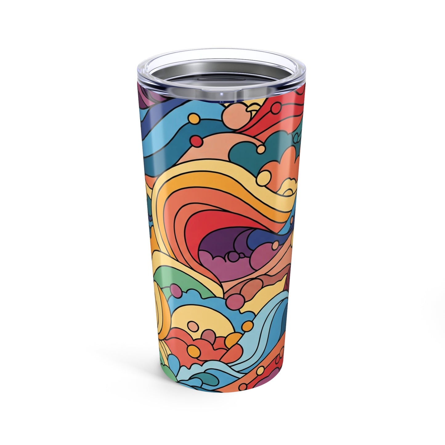 20 Ounce Stainless Steel Tumbler With Double Wall Vacuum Insulation Spill Resistant Design For Hot And Cold