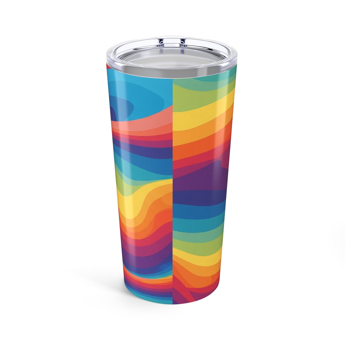 Brightly Printed 20 Ounce Metal Tumbler With Double Wall Vacuum Insulation For Hot Or Cold Drinks Spill Resistant