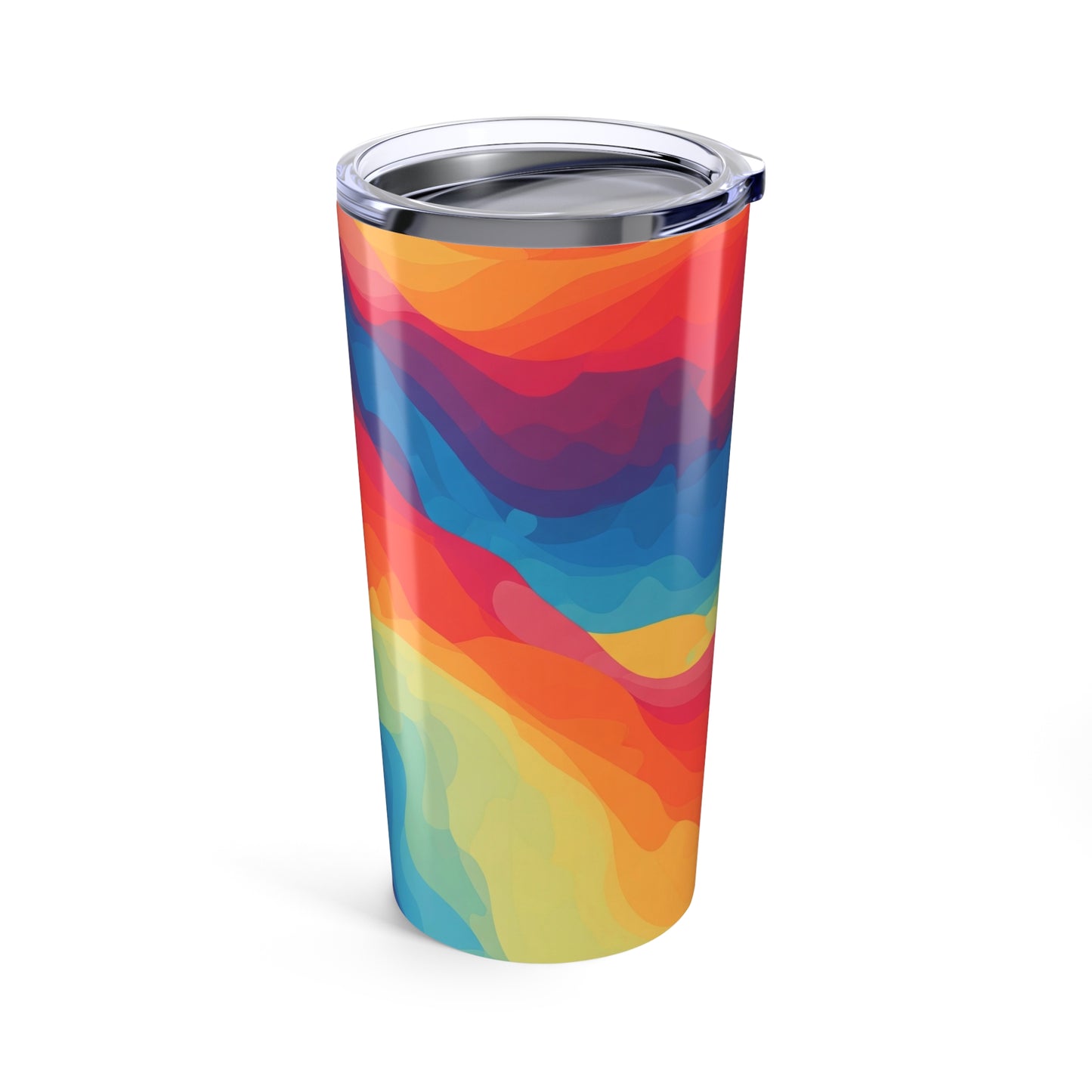 20oz Stainless Steel Travel Mug With Printed Design Double Wall Vacuum Insulated Spill Resistant Keeps Hot Or Cold