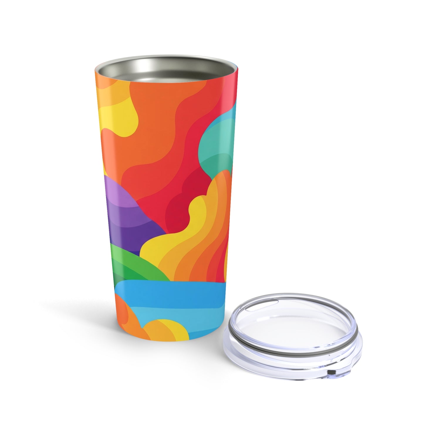 20oz Stainless Steel Tumbler Vacuum Insulated Leak Proof Durable Printed Travel Mug For Hot Cold Coffee Drinks