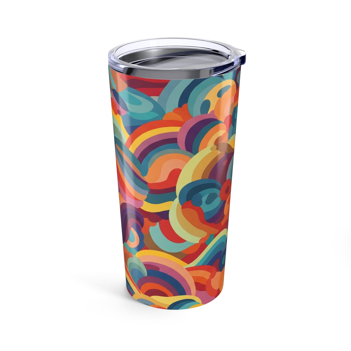 20oz Stainless Steel Travel Mug Double Wall Vacuum Insulation Spill Resistant Durable Printed For Hot And Cold