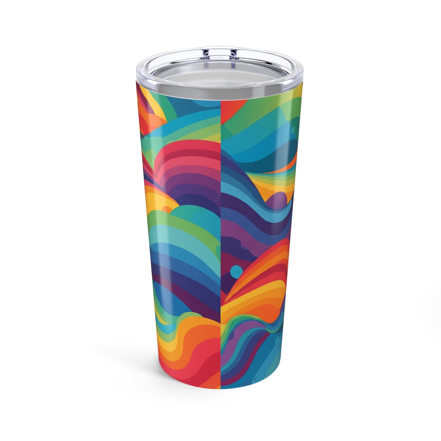 20oz Stainless Steel Tumbler With Double Wall Vacuum Insulation Spill Resistant Hot Cold Coffee Cup Printed Design