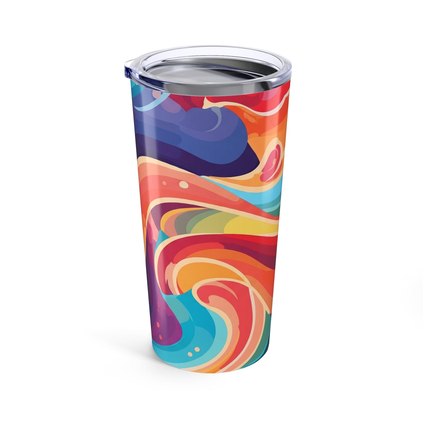20Oz Stainless Steel Tumbler With Double Wall Vacuum Insulation Travel Mug Printed For Hot And Cold Beverages Leak