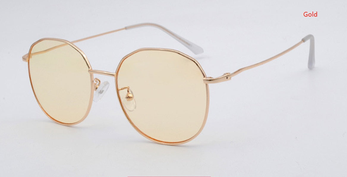 Retro Flat Mirror Sunglasses Plastic Frame 52 Mm Mirror Width 142mm Temple Length Box Package 75g High Quality
