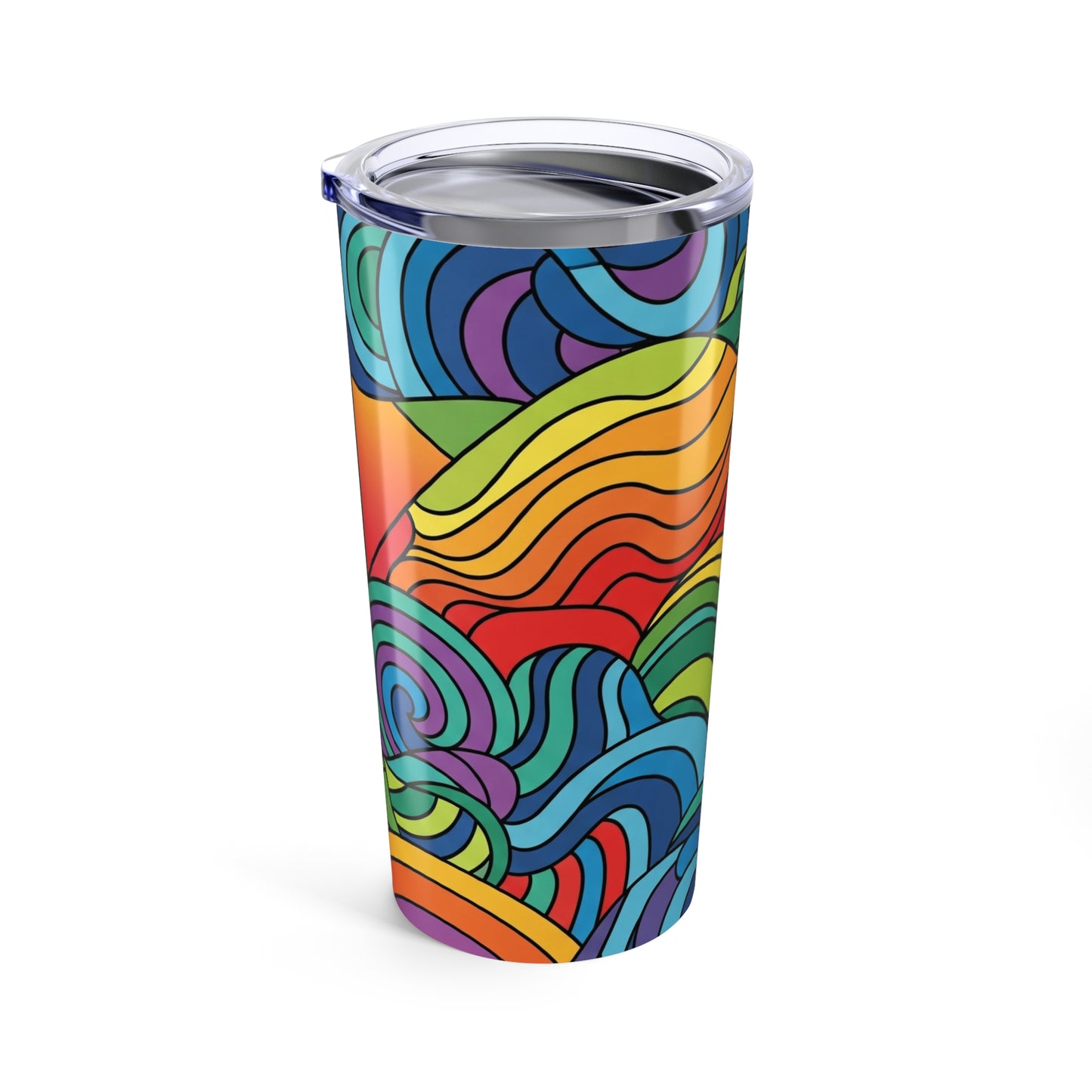 20 Oz Stainless Steel Tumbler With Double Wall Vacuum Insulation Spill Resistant BPA Free For Hot And Cold