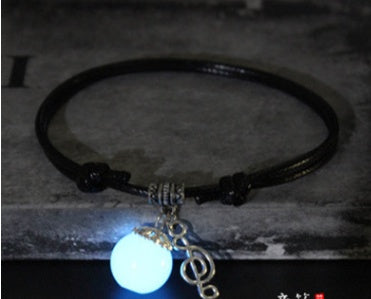Unisex Luminous Alloy Bracelet Korean Design for Couples Opening Ceremony Anniversary Gift and Celebration Now
